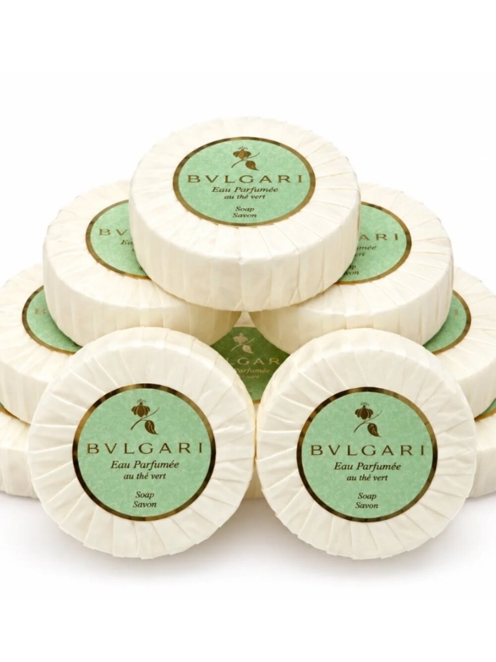 Bvlgari Eau Parfumee au the Vert Soap 75g/2.6oz - Pack of 10